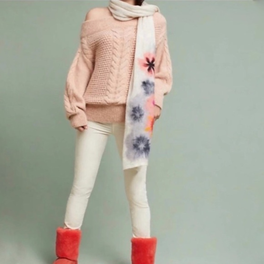 anthropologie | sleeping on snow cableknit sweater